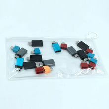 OTG Type C & USB to Micro USB Adapter for Android Mobile Smart Phones & Tablets With Zip Pouch (Pack of 20) - Justgrabit Inc.