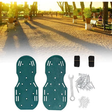 Lawn Aerator Sandals, Garden Grass Aerator Spiked Sandals Green Studded Shoes for Yard Patio Garden Excavation - Justgrabit Inc.