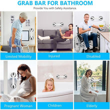 Suction Grab Bar Handle for Bathroom Safety (1 Pc) - justgrabit.in | Just Grab It