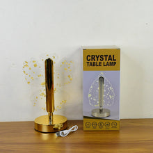 Luxury Golden Crystal LED Table Lamp (1 Pc) - justgrabit.in | Just Grab It