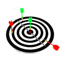 Big Size Foldable Dart Board with 4 Darts Indoor Sports Kids Game Board Set Portable - justgrabit.in | Just Grab It