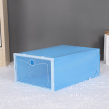 1 Layer Plastic Shoes Storage Box, Stackable Shoe Storage (1 pc / 32x21x12 CM) - justgrabit.in | Just Grab It