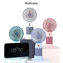 Mini Fan Rechargeable Table Fan Handheld Fan For Home , Office , Car - justgrabit.in | Just Grab It