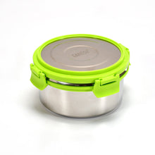 Ganesh Solo round 400 Stainless Steel Leak proof airtight Lunch Pack for Office use - justgrabit.in | Just Grab It
