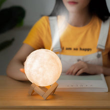 3D 2 in 1 LED Printed Moon Lamp & Aroma Diffuser (1 Pc) - justgrabit.in | Just Grab It