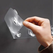 Adhesive Golden & Transparent Heavy Duty Wall Hook - justgrabit.in | Just Grab It
