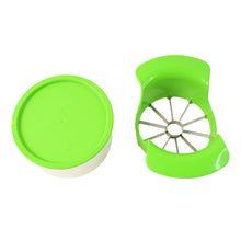 Apex Apple Cutter with Container – Unbreakable ABS Body & Stainless Steel Blades - Justgrabit Inc.