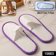 Hotel & Spa Soft Slippers ( 28 × 11 Cm, 1 Pair) - justgrabit.in | Just Grab It