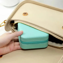 Mini PU Leather jewellery Box for Travel & Storage - justgrabit.in | Just Grab It