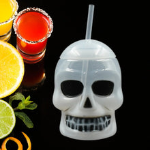 Ghost Face Bottle Water Bottle, Drinking Cup with Lid and Straw, Party Favors Summer Hawaiian and Beach Party Decorations for Kids Adults With Brown Box(1 Pc) - justgrabit.in | Just Grab It