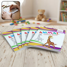 Kids Animal Theme Colouring Book Set ( 5 Pc / Mix Color Books) - justgrabit.in | Just Grab It