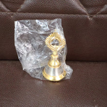 Brass and Steel Temple Ghanti (Pooja Bell) – Decorative Spiritual Accessory - Justgrabit Inc.
