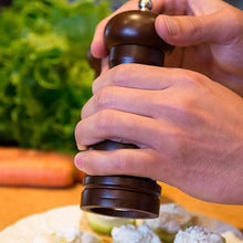 Wooden Pepper Mill 6 inch Tall - Best Pepper Grinder (1 Pc) - justgrabit.in | Just Grab It