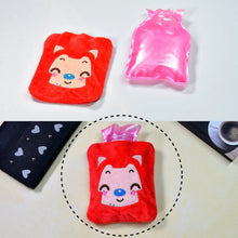 Pink Cat small Hot Water Bag with Cover for Pain Relief, Neck, Shoulder Pain and Hand, Feet Warmer, Menstrual Cramps. - Justgrabit Inc.