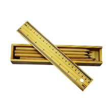 Colorful Wooden Pencil Set with Pencil box, Ruler, Sharpener For for Kids, Artist, Architect (12 Pcs Set) - Justgrabit Inc.