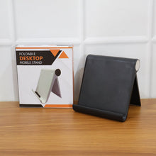 Plastic Foldable Desktop Mobile Stand (1 Pc / Black) - justgrabit.in | Just Grab It
