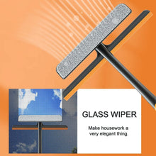 Plastic 3 in 1 Rotatable Double Side Design Cleaning Brush Glass Wiper for Glass window, Car Window, Mirror, Floor (Multicolor) - Justgrabit Inc.