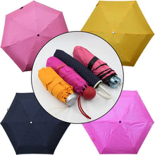 Umbrella Summer Sun and Rain Protection Foldable Cute Umbrella || UV Protection Rain Sun Umbrella || Travel Accessories || Umbrella for Children, Girls, and Boys (1 Pc / Mix Color / Design)  - Justgrabit Inc.
