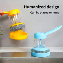 Handheld Soap Dispenser with Scrub (1 Set) - justgrabit.in | Just Grab It