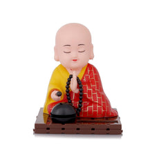 Solar Powered Sitting Buddha Statue, Moving Head and Hand (1 Pc / Big) - justgrabit.in | Just Grab It