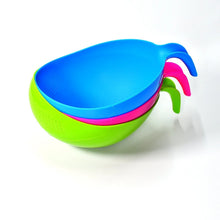 Plastic Rice Bowl / Food Strainer Thick Drain Basket with Handle for Rice, Vegetable & Fruit (set of 3pcs) - Justgrabit Inc.