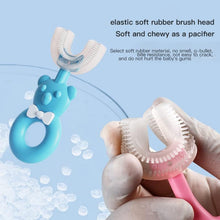 Baby Bear U - shaped Toothbrush Silicone Brush Head (1 Pc) - justgrabit.in | Just Grab It