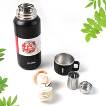 Stainless Steel Vacuum Insulated Water Bottle – 900ML Approx, Leak - Proof, Wide Mouth with Hanging Strap (Mix Color) - Justgrabit Inc.