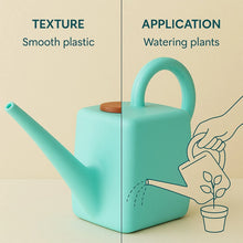 2 Litre Heavy - Duty Plastic Gardening Watering Can with Long Spout & Ergonomic Handle - Justgrabit Inc.