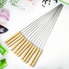 BBQ Tandoor Skewers Grill Sticks for Barbecue (Pack of 12) - Justgrabit Inc.
