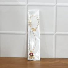 Traditional Lotus Motif Pendant Chain (1 Pc) - justgrabit.in | Just Grab It