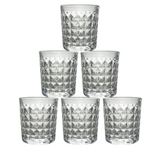 Premium Crystal - Style Glass Tumbler Set (6 Pc / 210 ML) - justgrabit.in | Just Grab It