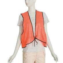 Economy PVC Safety Vest – Soft Vinyl, Tie Closure, High Visibility - Justgrabit Inc.