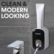 ABS Automatic Toothpaste Dispenser Space Saving for Home Bath Accessory (1 Pc) - justgrabit.in | Just Grab It