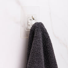 Self - Adhesive Transparent Wall Hook Holder Clip (1 Pc) - justgrabit.in | Just Grab It