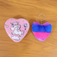 Heart Shape Gift Box & Plush Keychain (2 Pc) - justgrabit.in | Just Grab It