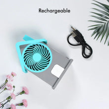 Mini House Fan House Design Rechargeable Portable Personal Desk Fan For Home , Office & Kids Use (Battery Not Include) - Justgrabit Inc.