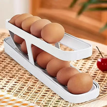 Plastic 2 - Tier Rolling Egg Dispenser For 12 - 14 Eggs (1 Pc) - justgrabit.in | Just Grab It