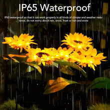 Sunflower Solar LED Lights, Warm White Garden Light (1 Pc) - Justgrabit Inc.