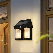 Outdoor Solar Wall Lamp Outdoor Waterproof High Quality Lamp Induction Garden Lamp Garden Villa Night Lamp Double Lamp Light (1 Pc) - Justgrabit Inc.