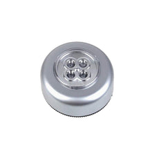 4 LED Battery - Powered Wireless Night Light Stick Tap Touch Lamp - justgrabit.in | Just Grab It