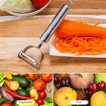 3 In 1 Stainless Steel Vegetable and Fruit Peeler Set (3 Pcs Set) - Justgrabit Inc.