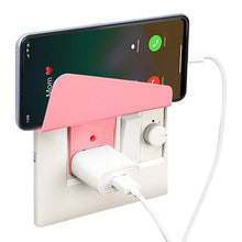 Plastic Secure Mobile Phone Charging Stand Holder (1 Pc / Mix Color) - justgrabit.in | Just Grab It