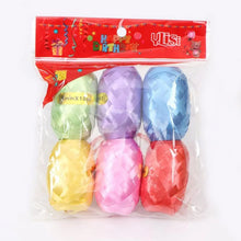 Curling Balloon Ribbon Roll for Gifts, Balloons & Crafts Pack of 6 (Multicolor) - Justgrabit Inc.