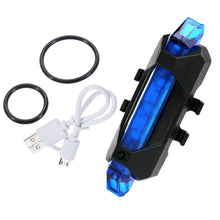 Rechargeable Bicycle Front Waterproof LED Light (Blue) - Justgrabit Inc.