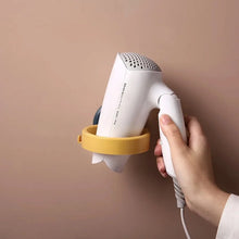 Wall Mount Hair Dryer Holder with Suction Cup, Plastic Wall Bracket for Bathroom, Beauty Salon / Home Use Self Adhesive Hair Dryer Stand Rack (1 Pc) - Justgrabit Inc.