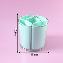 Multipurpose 5 Compartment Rotating Pen Holder (1 Pc) - justgrabit.in | Just Grab It