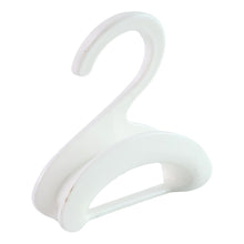 Compact Dual - Slot Multi - Purpose Plastic Hook Hanger (1 Pc) - justgrabit.in | Just Grab It