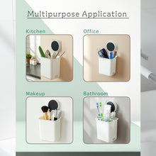 Wall Mounted Bathroom Storage Organizer Cup Set (2 Pc Set) - justgrabit.in | Just Grab It