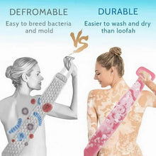 Premium Silicone Back Scrubber Belt – Body Exfoliating Bath Brush - justgrabit.in | Just Grab It