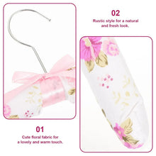 Premium Padded Floral Clothes Hanger (1 Pc) - justgrabit.in | Just Grab It